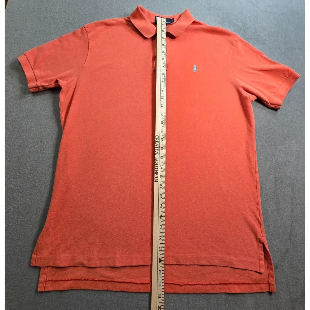 Ralph Lauren Polo Shirt Men Large Orange‎